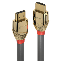 4002888378659 - Gold - hdmi mit Ethernetkabel - hdmi (m) bis hdmi (m) - 75 m - Dreifachisolierung - Grau - 4K Untersttzung (37865) (37865) - Lindy