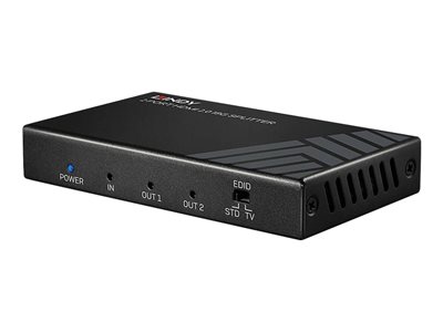 4002888382359 - 2 Port hdmi 18G Splitter 2 Port HDMI-Splitter 3840 x 2160 Pixel Schwarz - Lindy