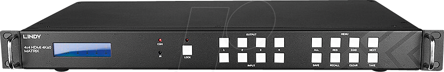 4002888382380 - LINDY 38238 HDMI-Switch mit Fernbedienung 3840 x 2160 Pixel Schwarz