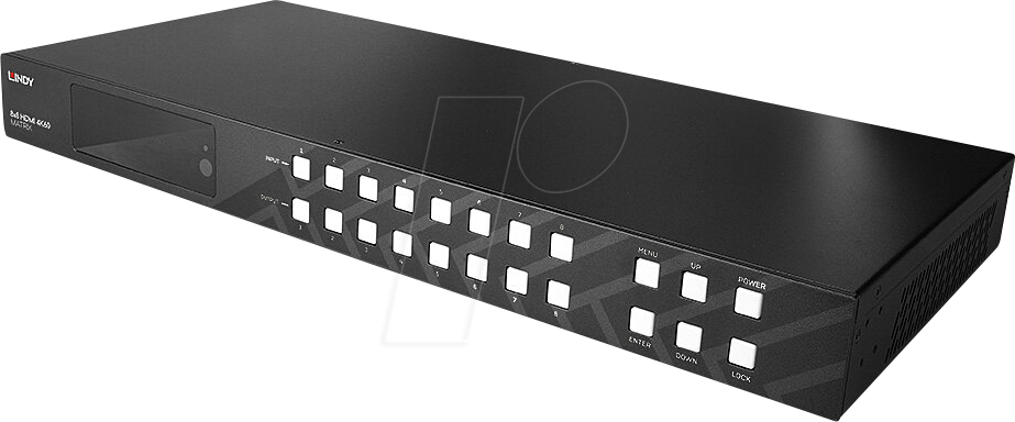 4002888383349 - LINDY 38334 HDMI-Matrix-Switch 3840 x 2160 Pixel Schwarz