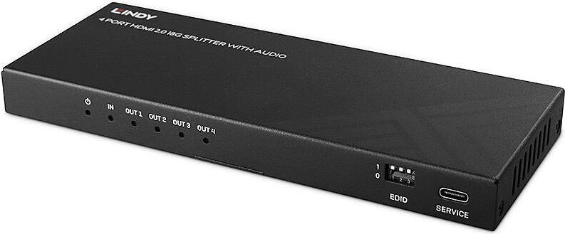 4002888385350 - LINDY 4 Port HDMI 8K60 Splitter mit Audio 4002888385350 - LINDY 4 Port HDMI 8K60 Splitter mit Audio