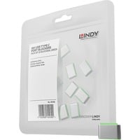 4002888404389 - LINDY USB-C™ Port Schloss 10er Set Grün ohne Schlüssel 40438