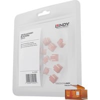 4002888404815 - RJ45 Port Schlösser orange 20 Stück Schlüssel siehe 40480 (40481) - Lindy