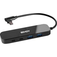 4002888433341 - LINDY LINDY USB 32 Gen 1 Typ C Hub 4 Port 4 Port USB-C® (USB 32 Gen 2) Multiport Hub Schwarz