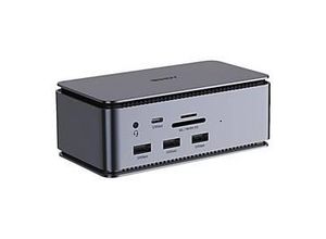 4002888433723 - LINDY USB-C® Dockingstation DST-Pro USB4 integrierter Kartenleser USB-C® Power Delivery