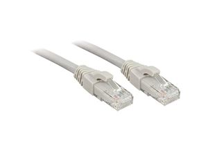 4002888454001 - 45400 RJ45 Netzwerkkabel Patchkabel cat 6 u utp 030 m Grau mit Rastnasenschutz 1 St - Lindy