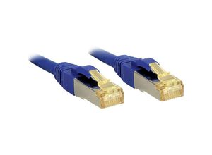 4002888472784 - LINDY 47278 RJ45 Netzwerkkabel Patchkabel CAT 6a (Rohkabel CAT 7) S FTP 150 m Blau mit Rastnasensc