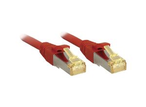 4002888472951 - 47295 RJ45 Netzwerkkabel Patchkabel cat 6a (Rohkabel cat 7) s ftp 300 m Rot mit Rastnasensch - Lindy