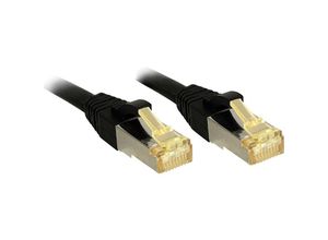 4002888473064 - 47306 RJ45 Netzwerkkabel Patchkabel cat 6a (Rohkabel cat 7) s ftp 050 m Schwarz mit Rastnase - Lindy