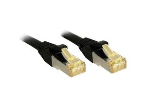 4002888473071 - 47307 RJ45 Netzwerkkabel Patchkabel cat 6a (Rohkabel cat 7) s ftp 100 m Schwarz mit Rastnase - Lindy