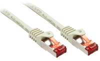 4002888473439 - 47343 RJ45 Netzwerkkabel Patchkabel cat 6 s ftp 150 m Grau 1 St - Lindy