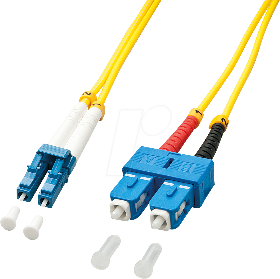 4002888474764 - - Patch-Kabel - SC Single-Modus (M) zu LC Single-Modus (M) - 20 m - Glasfaser - Duplex