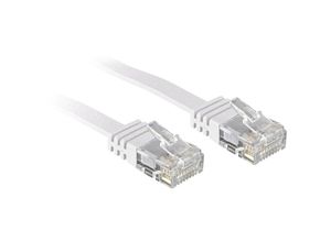 4002888475020 - 47502 RJ45 Netzwerkkabel Patchkabel cat 6 u utp 200 m Weiß mit Rastnasenschutz 1 St - Lindy