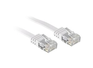 4002888475037 - 47503 RJ45 Netzwerkkabel Patchkabel cat 6 u utp 300 m Weiß mit Rastnasenschutz 1 St - Lindy