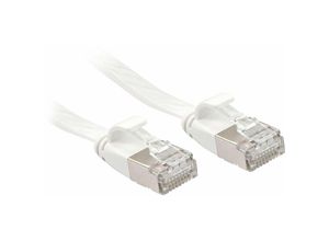 4002888475433 - 47543 RJ45 Netzwerkkabel Patchkabel cat 6a u ftp 300 m Weiß mit Rastnasenschutz 1 St - Lindy