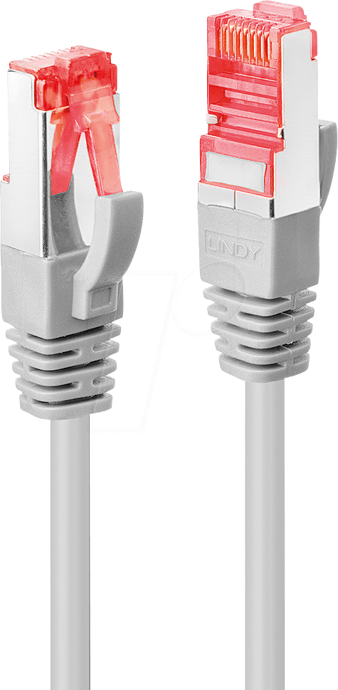 4002888477079 - 47707 RJ45 Netzwerkkabel Patchkabel cat 6 s ftp 750 m Grau 1 St - Lindy