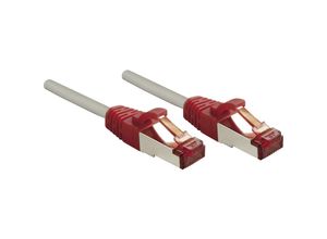 4002888478380 - 47838 RJ45 Netzwerkkabel Patchkabel cat 6 s ftp 200 m Grau mit Rastnasenschutz 1 St - Lindy