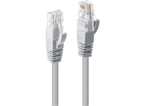 4002888480086 - 48008 RJ45 Netzwerkkabel Patchkabel cat 6 u utp 1500 m Grau 1 St - Lindy