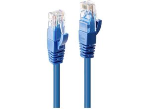 4002888480178 - 48017 RJ45 Netzwerkkabel Patchkabel cat 6 u utp 100 m Blau 1 St - Lindy