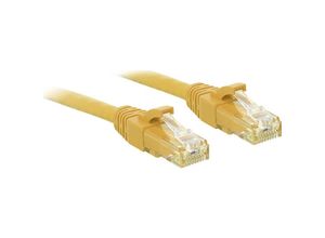 4002888480635 - LINDY 48063 RJ45 Netzwerkkabel Patchkabel CAT 6 U UTP 200 m Gelb mit Rastnasenschutz 1 St