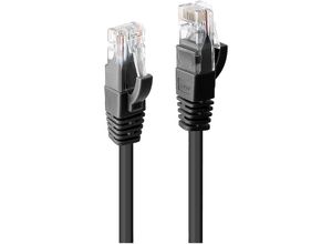 4002888480826 - 48082 RJ45 Netzwerkkabel Patchkabel cat 6 u utp 1000 m Schwarz 1 St - Lindy