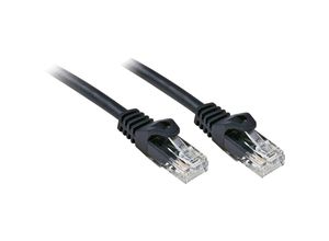 4002888481915 - 48191 RJ45 Netzwerkkabel Patchkabel cat 6 u utp 050 m Schwarz mit Rastnasenschutz 1 St - Lindy