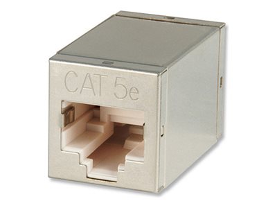 4002888601870 - Lindy RJ45 STP Doppelkupplung Cat 5e Metallgehäuse 60187