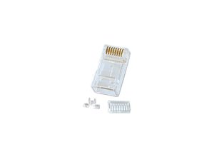 4002888624305 - RJ-45 Stecker utp Cat6 10St Für Patchkabel Crimpstecker (62430) - Lindy