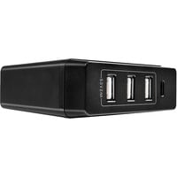 4002888733298 - LINDY Lindy25353154 Port USB Type C & A Smart Charger mit USB-Ladegerät 72 W Steckdose Ausgangsstrom (max) 3 A Anzahl Ausgänge 4 x USB-A USB-C® USB Power