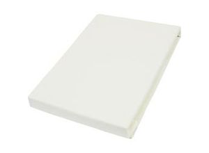 4002895062145 - Jersey-Spannbetttuch Elastan für Topper ecru 150 x 200 cm Spannbettlaken - Vario