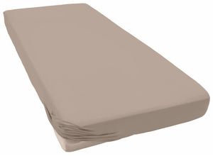 4002895078603 - Elasthan-Feinjersey-Luxus Spannlaken Größe 180-200x200-220 cm kiesel