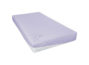 4002895186452 - Jersey-Spannlaken Basic Größe 90-100x200 cm Farbe lavendel