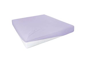 4002895186872 - Elasthan-Feinjersey-Spannlaken Royal Größe 140-160 x 200-220 cm lavendel