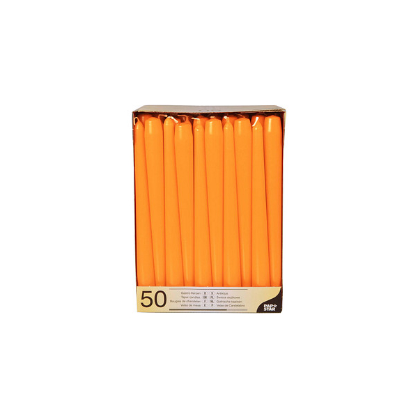 4002911103937 - Kerzen 10393 orange 250x22mm (HxØ) ca 7 Stunden Brenndauer 4002911103937 50 Stück