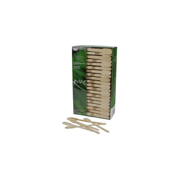 4002911167151 - Pure Rührstäbchen Holz 13 cm 1 Packung = 1000 Stück 4002911167151 - Pure Rührstäbchen Holz 13 cm 1 Packung = 1000 Stück