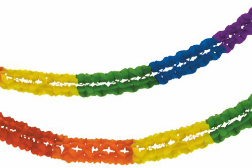 4002911188842 - Großraumgirlande Rainbow 250 mm aus Papier