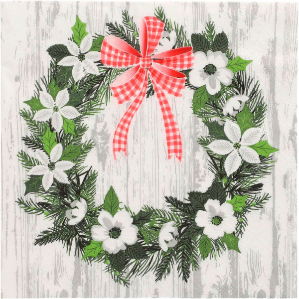 4002911336908 - Servietten Christmas Wreath Christmas Wreath 4002911336908 20 Stück