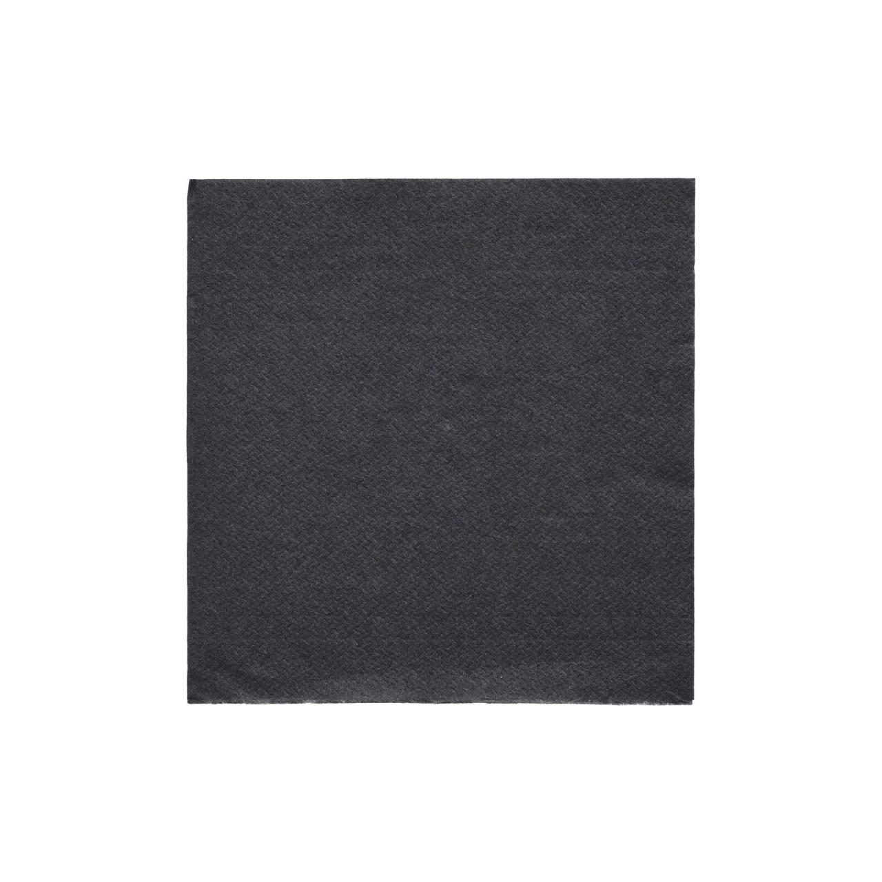 4002911438770 - Servietten Daily Collection schwarz 2-lagig 120 x 120 cm 4002911438770 PAPSTAR 20 Stück