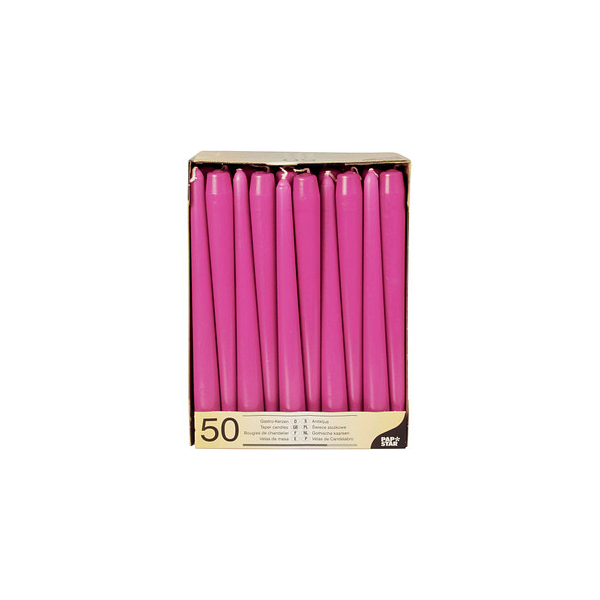 4002911817650 - Kerzen 81765 fuchsia 250x22mm (HxØ) ca 7 Stunden Brenndauer 4002911817650 50 Stück