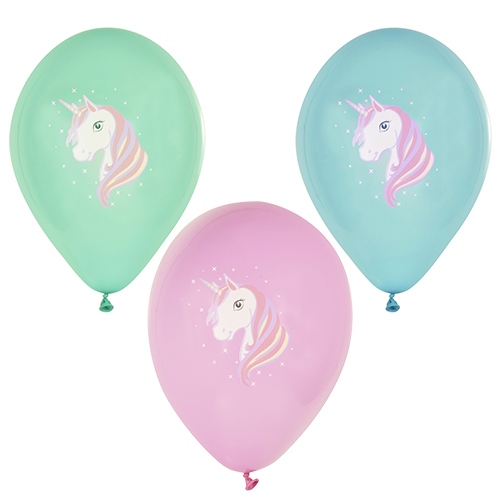 4002911867402 - Luftballons Unicorn farbig sortiert