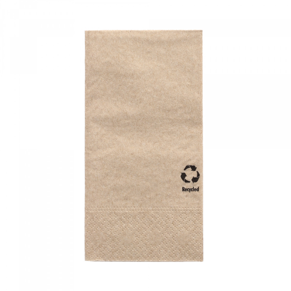 4002911885314 - Serviette RC 88531 3lg 1 8Falz 33x33cm natur 100St 4002911885314 100 Stück