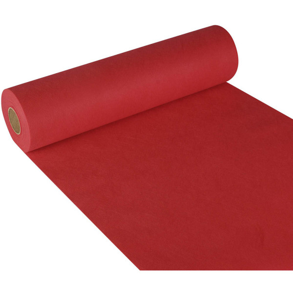 4002911905135 - Tischläufer stoffähnlich Vlies soft selection 24 m x 40 cm rot auf Rolle 84322