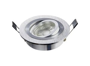 4002940017632 - 500591 DL7801 Einbauleuchte led led fest eingebaut 8 w Aluminium - Heitronic