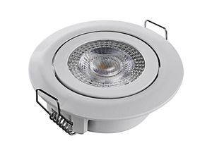 4002940018271 - 500665 DL7202 LED-Einbauleuchte led led fest eingebaut 5 w Weiß - Heitronic