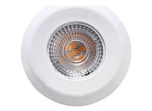 4002940018295 - Led Einbaustrahler dimmbar starr IP44 in Weiß - white - Heitronic