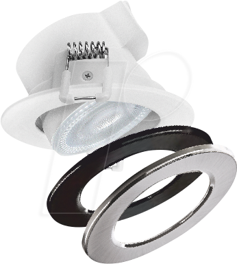 4002940024029 - HEIT 501456 - Einbaustrahler 55 W 540-600 lm 3000 400 6500 K dimmbar IP4 4002940024029 - HEIT 501456 - Einbaustrahler 55 W 540-600 lm 3000 400 6500 K dimmbar IP4