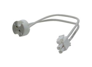 4002940290158 - Halogenkeramikfassung Universal 130mm Kabel für - white - Heitronic