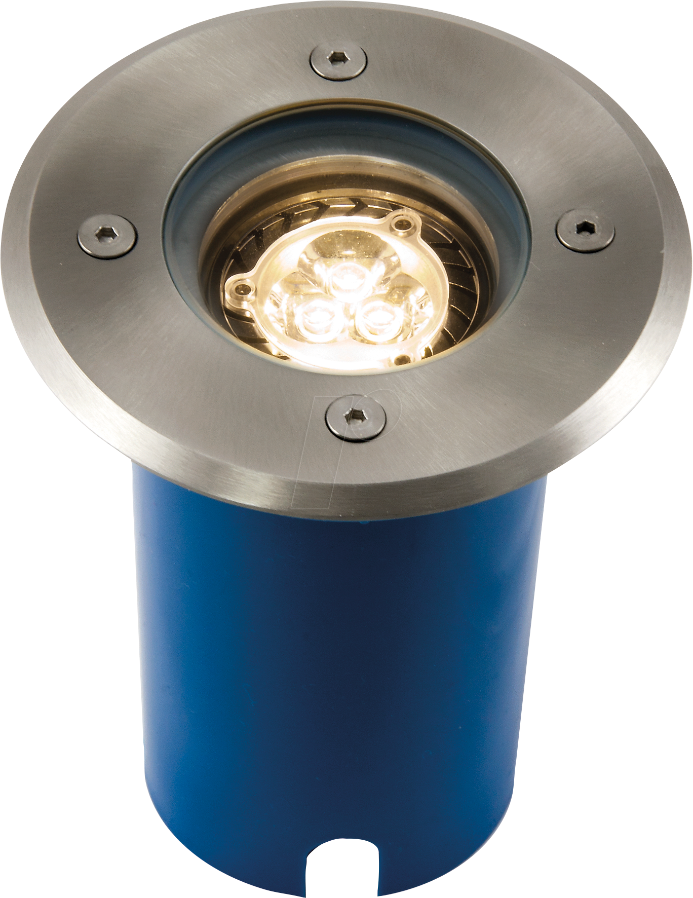4002940368505 - Bodeneinbaustrahler Potsdam in Silber GU10 120mm IP67 - grey - Heitronic 4002940368505 - Bodeneinbaustrahler Potsdam in Silber GU10 120mm IP67 - grey - Heitronic