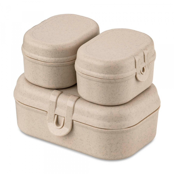 4002942563410 - Lunchboxen-Set Pascal Ready Mini beige 1 Set 4002942563410 koziol