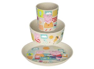 4002942594384 - Geschirr-Set für Kinder connect peppa pig Organic-Kunststoff Koziol